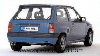 Scheinwerferblenden für Opel Corsa A - Mattig - World of Tuning